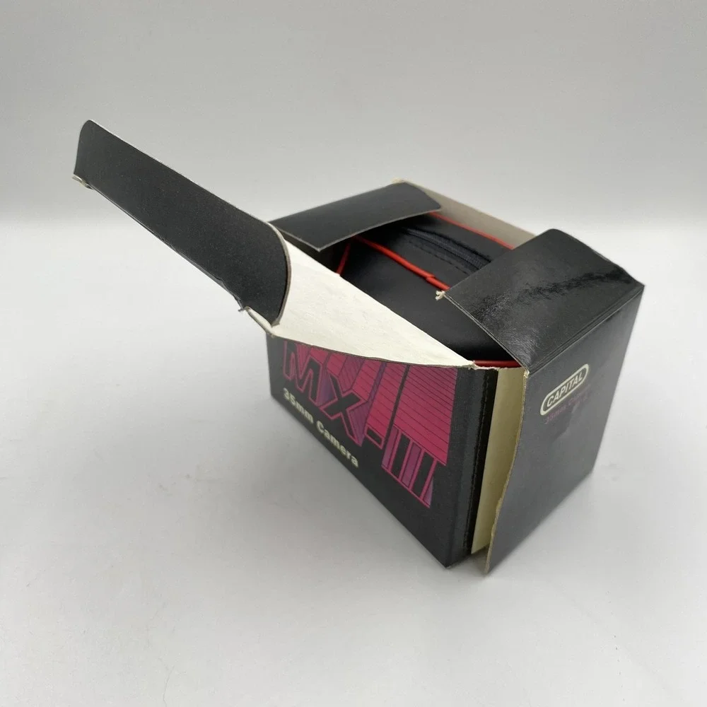 Capital MX-III 35mm Film Camera Brand New Open‎ Box with Case Hot Shoe Strap